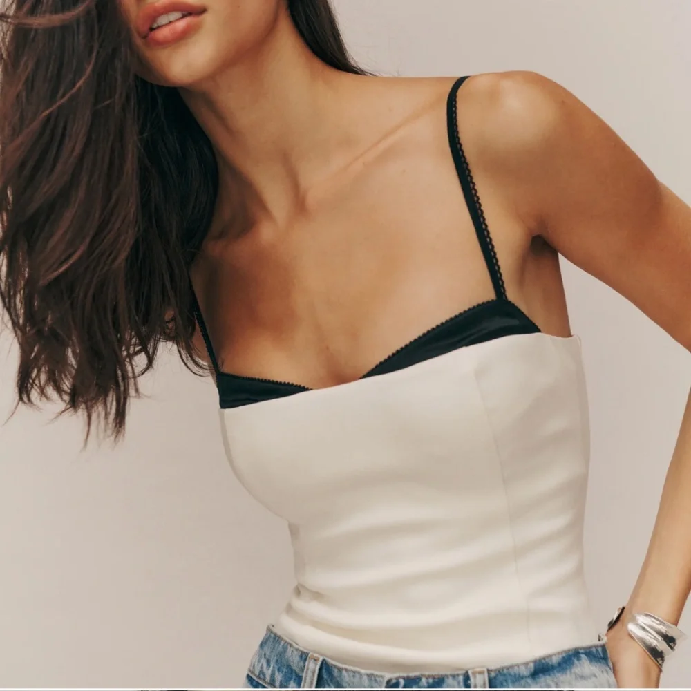 Reformation Melanie Top Sz4 Ivory - Picture 2 of 7